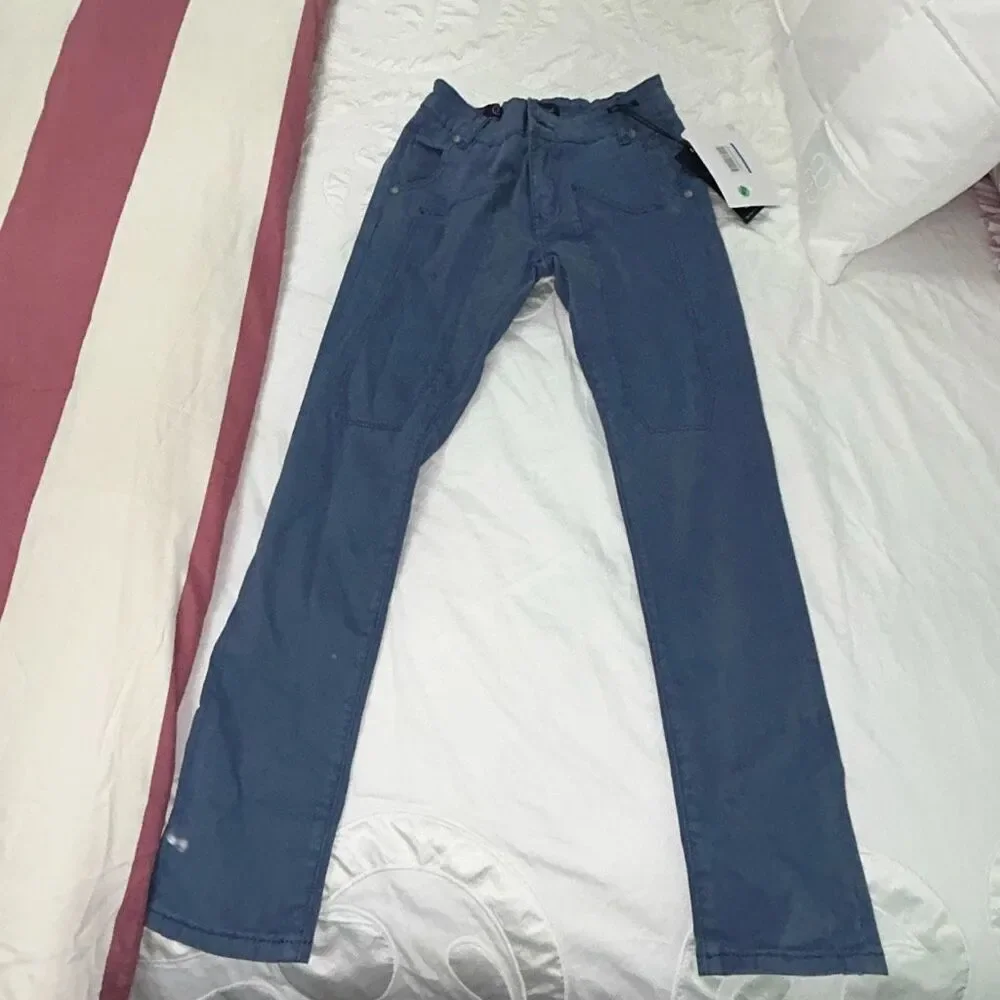 Jeckerson designer boys blue pants sz 10